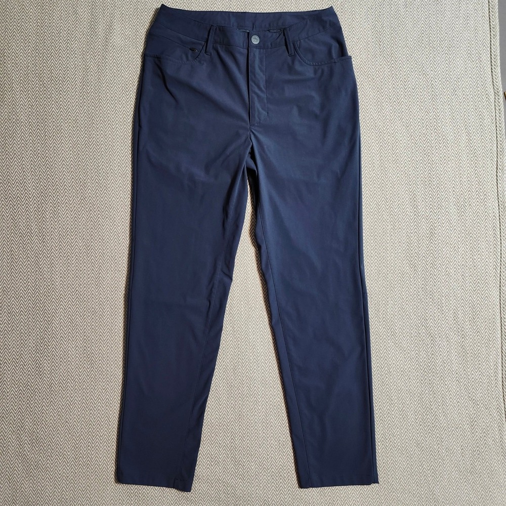 All in Motion Mens Golf Pants Navy Blue 32x30 Performance Stretch Trousers